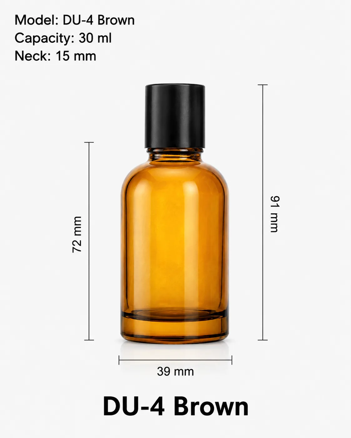 DU-4 Brown perfume bottle